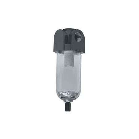 Arrow Pneumatics Arrow Mini Coalescing Filter F500-02, Aluminum/Poly Bowl, 1/4" Npt, 150 Psi - Min Qty 2 F500-02